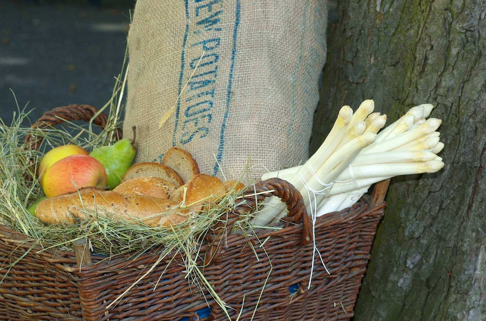 Regionale Zutaten – Spargel, Obst und frisches Brot